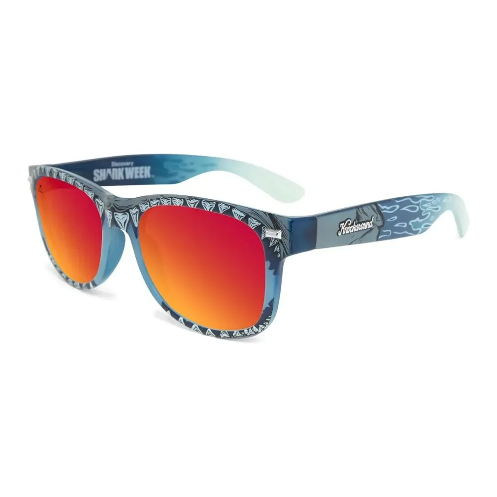 Knockaround X Discovery SHARK WEEK 2022 Fort Knocks Polarized Premium Sunglasses